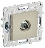 Розетка телевизионная проходная TV SKANDY SK-A17B беж. IEK SK-A10-P-K10