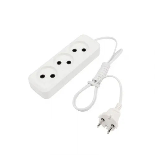 Удлинитель 3х1.5м без заземл. 6А IP20 ШВВП 2х0.75 бел. Rexant 11-8731 фото 4