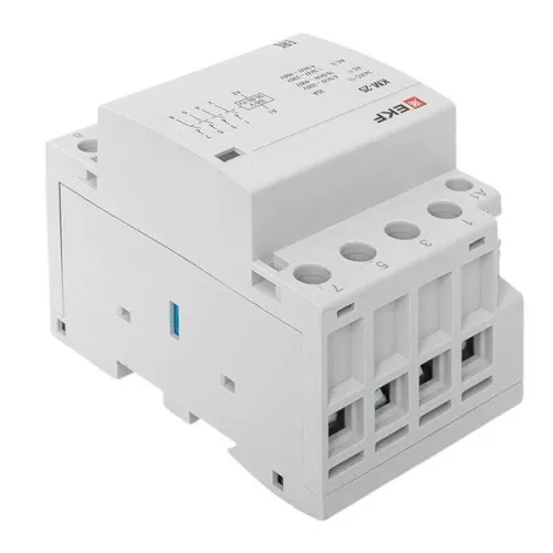 Контактор модульный КМ 25А 4NО (3 мод.) EKF km-3-25-40 фото 2