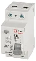 Выключатель автоматический дифференциального тока 1P+N С32 30мА тип АС АВДТ 4.5кА SIMPLE D12E2C32AC30 АД-12 электронное Эра Б0058923