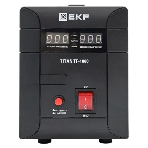 Стабилизатор напряжения электронный напольного исполнения TITAN -TF-1000 EKF stab-TF-1000 фото 4