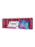 Аккумулятор HR6 2800мАч Ni-MH 12 в спайке КОСМОС KOCR6NIMH2800mAh12S