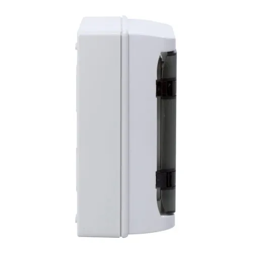 Щиток настенный 8мод. IP65 с дверцей с клеммн. блоком 63А сер. DKC RB08W6TGD фото 3