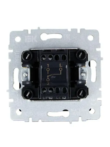 Выключатель проходной 1-кл. СП BRITE ВС10-1-6-БрЧ 10А механизм черн. IEK BR-V12-0-10-K02 фото 5