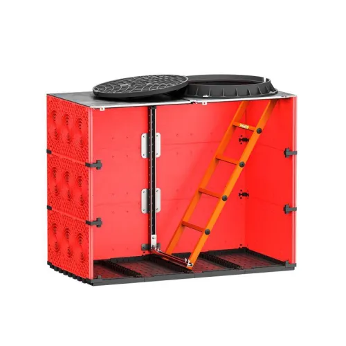 Лестница диэлектрическая H=1.3м стеклопластик. DKC SDF1342 фото 2