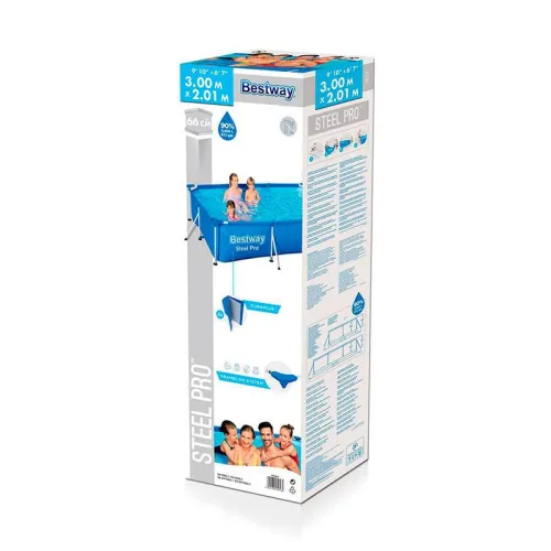 Бассейн каркасный Steel Pro 300х201х66см (56404) Bestway 6941607327999 фото 2