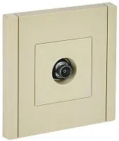 Розетка TV оконечная FORTE&PIANO FP428 ваниль IEK FP-A10-O-K10