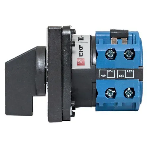 Переключатель кулачковый ПК-1-84 4п 10А для вольтметра (для фазного напряжения) PROxima EKF pk-1-84-10 фото 4