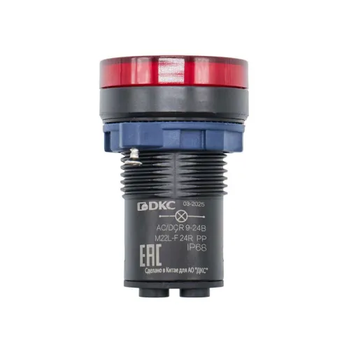 Индикатор сигнальный со встроенным диодом 9-24В красн. DKC M22L-F24RPP фото 2