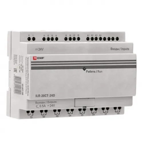 Реле программируемое 20 входов/выходов транзист. 24В PRO-Relay PROxima EKF ILR-20CT-24D