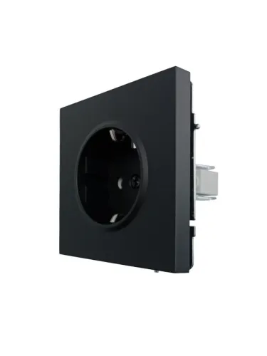 Розетка 1-мест. с защитн.шторк. ПБТ СП ZIMA IP20 10А безвинт. зажим черн. бархат LEZARD 704-4288-124BQC фото 5