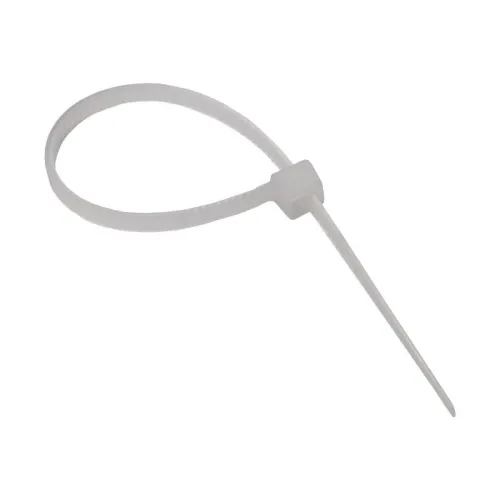 Хомут кабельный (стяжка) PCT 2.5х080-100WH 2.5х80 PA6.6 бел. (уп.100шт) JazzWay 5053670 фото 2