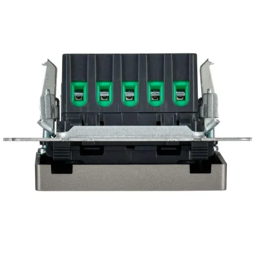 Кнопка звонка BRITE 10А ВС10-1-9-БрС для отелей с индик. механизм сталь IEK BR-V14-2-10-K46 фото 5