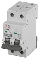 Выключатель автоматический 2п C 20А 4.5кА ВА47-63 PRO ЭРА Б0059423