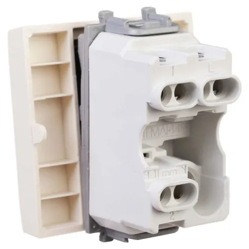 Переключатель модульный 1-кл. 2мод. Avanti "Ванильная дымка" 16А IP20 беж. DKC 4405112 фото 2