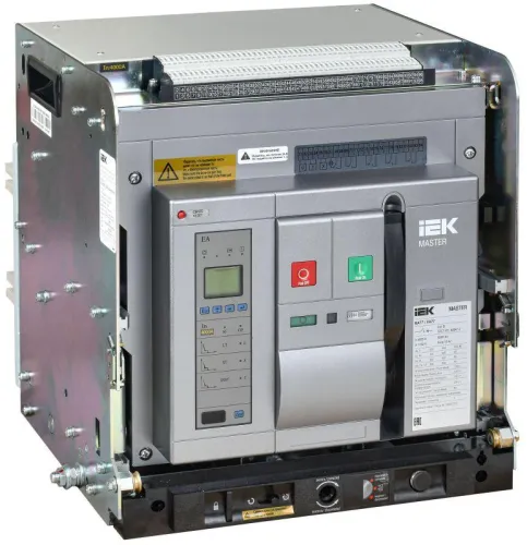 Выключатель автоматический воздушный 3п F 4000А 100кА AC ВА77 W3P EA выдвижн. с комплектом аксессуаров MASTER IEK MI-ACB10-3WF-100-4000-ACF