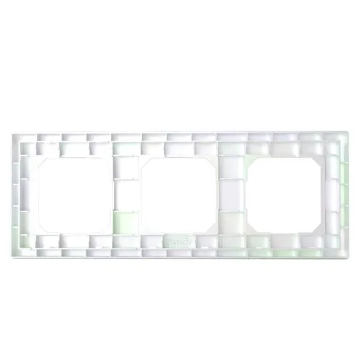 Рамка 3-м Pixel универс. перламутр. TOKOV ELECTRIC TKE-PX-RM3-C04 фото 3