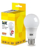 Лампа светодиодная Alfa 10Вт A60 грушевидная 3000К E27 230В (6шт) IEK LLA-A60-10-230-30-E27-6