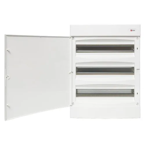Щит распределительный навесной Unix 3х18мод. IP41 бел. дверь PROxima EKF ux-3x18-nw фото 7