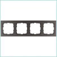 Рамка 4-м G-Classic мокко Jasmart G1004Z