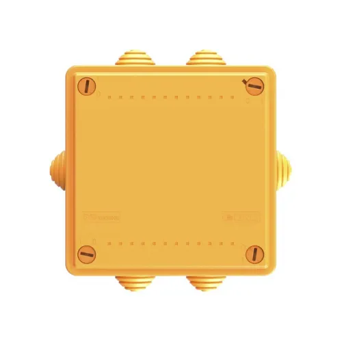 Коробка ответвительная FS 100х100х50мм IP56 6п 450В 6А 4кв.мм с кабельными вводами и клеммниками пластик. DKC FSB11604 фото 2
