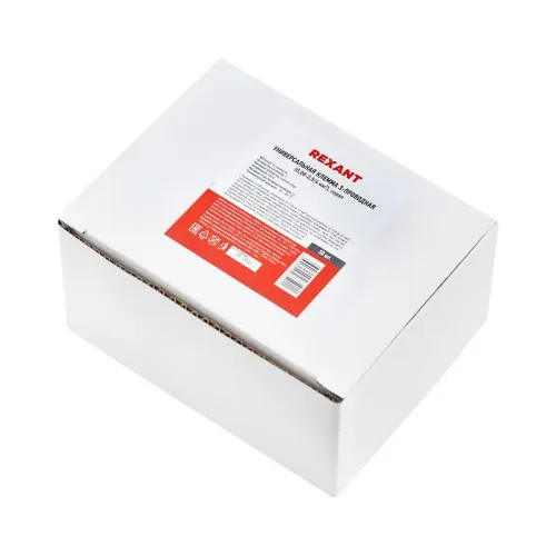 Клемма строительно-монтажная СМК 222-413 3-проводная 0.08-2.5/4кв.мм сер. (уп.50шт) Rexant 07-5253-4 фото 3