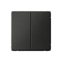 Переключатель 2-кл. ArtGallery 10AX быстрозажим. клем. механизм базальт SE GAL001465S