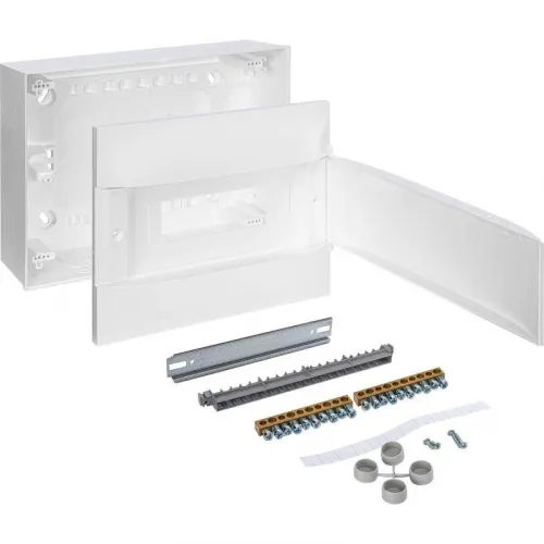 Щиток пластиковый навесной Practibox S 1х12 бел. дверь Leg 135601 фото 3