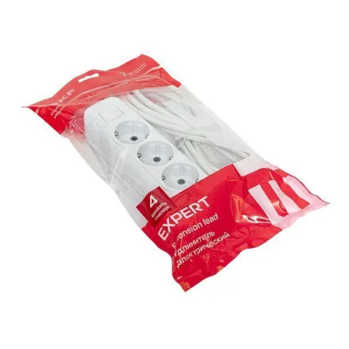 Удлинитель 4х2м с заземл. 16А IP20 Эксперт 3.0кВт с выкл. ПВС 3х1 PROxima EKF UBA16-310-4-02i фото 6