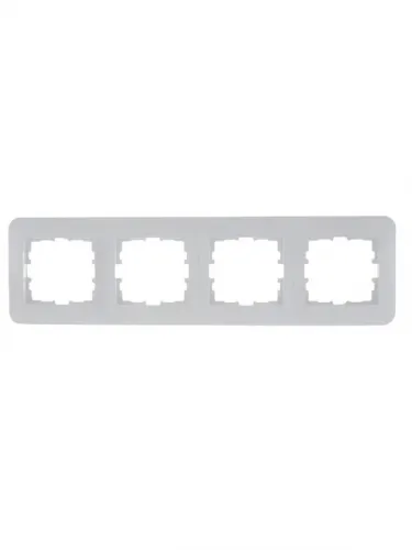 Рамка 4-м Karina Life горизонт. бел. LEZARD 708-0200-149