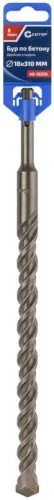 Бур по бетону Profi двойн. резьба SDS-Plus 18х310мм Cutop 40-18310 фото 2