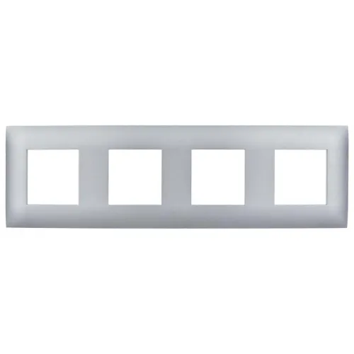 Рамка 4-м SKANDY SK-F04S серебр. IEK SK-M42-K23 фото 2