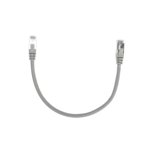 Патч-корд F/UTP кат.6 RJ45-RJ45 26AWG LSZH 0.3м сер. Rexant 02-0210-03