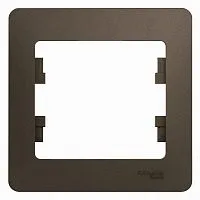 Рамка 1-м Glossa шоколад SE GSL000801