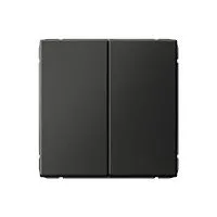 Выключатель кнопочный 2-кл. ArtGallery 10AX быстрозажим. клем. механизм базальт SE GAL001417S