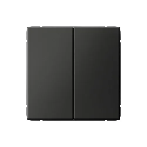 Выключатель кнопочный 2-кл. ArtGallery 10AX быстрозажим. клем. механизм базальт SE GAL001417S