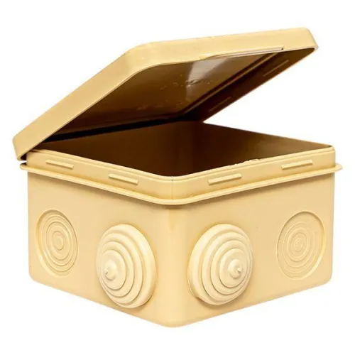 Коробка распаячная КМР-030-031 с крышкой 80х80х50 7 мембранных вводов IP54 свет. дерево PROxima EKF plc-kmr-030-031-s фото 6