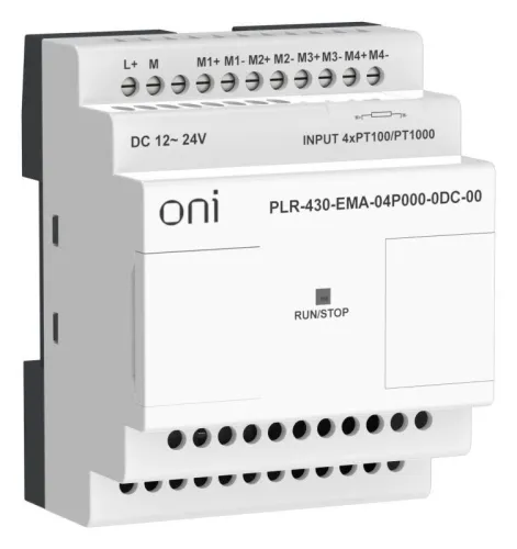 Модуль расширения входов выходов ПЛК 430 4 входа Pt100/Pt1000 24В DC ONI PLR-430-EMA-04P000-0DC-00 фото 2