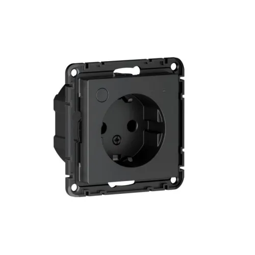 Розетка AtlasDesign Smart 16А L+N с заземл. защ. шторки Zigbee механизм карбон SE ATN001045Z фото 8
