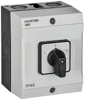 Переключатель кулачковый 10А (сх. 75) в боксе стандартная рукоятка IEK MI-CS20-010-075