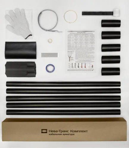 Муфта кабельная концевая внутр. уст. 1кВ 1ПКВТпб-5х(70-120) Нева-Транс Комплект 22020019