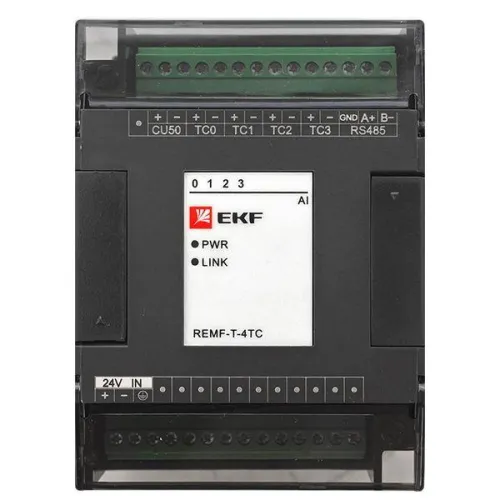 Модуль ввода термопар REMF 4 PRO-Logic (с поверкой) EKF REMF-T-4TC-V фото 4
