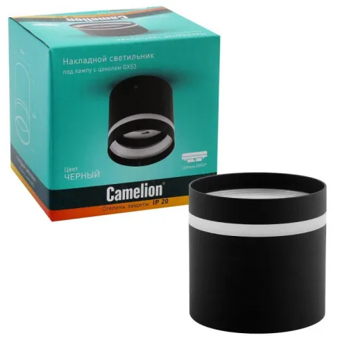 Светильник встраиваемый IP20 под лампу GX53 LGX53-01 C02 Camelion 15394 фото 3