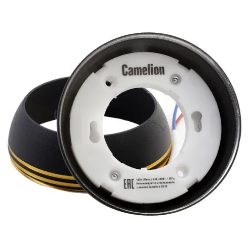 Светильник встраиваемый IP20 металлический под лампу GX53 LGX53-03 C02 черн. Camelion 15398 фото 7