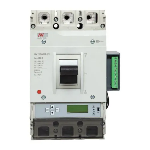 Выключатель автоматический 400А 100кА AV POWER-3/3 ETU6.2 AVERES EKF mccb-33-400H-6.2-av фото 14