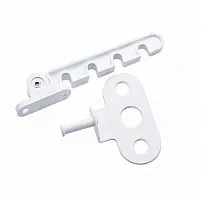 Ограничитель открывания 4-позиционный с метал. держателем пластик бел. (уп.1шт) Tech-Krep/Zitar 130856