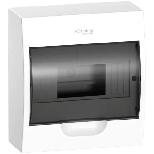 Бокс навесной ОП City9 Box 1 ряд 8мод. с прозр. дверцей SE EZ9E108S2SRU фото 2