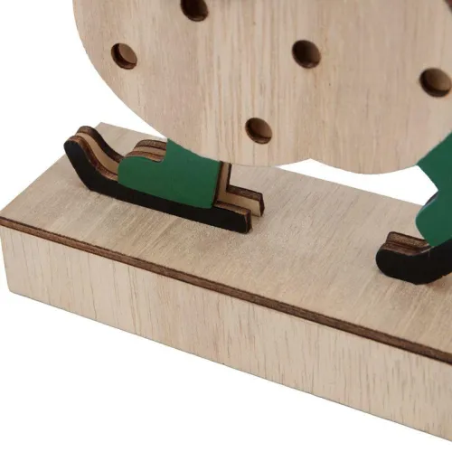 Фигура деревянная "Снеговик" 18см 5LED тепл. бел. 0.1Вт IP20 с подсветкой Neon-Night 504-017 фото 4