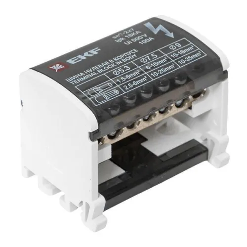 Шина нулевая в корпусе 2х7 EKF sn0-2x7 фото 12