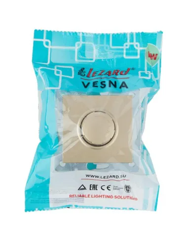 Диммер VESNA 1000Вт зол. LEZARD 742-3688-157 фото 2